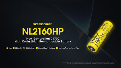 بطارية نايت كور NL2160HP بقدرة 6000 مللي أمبير في الساعة