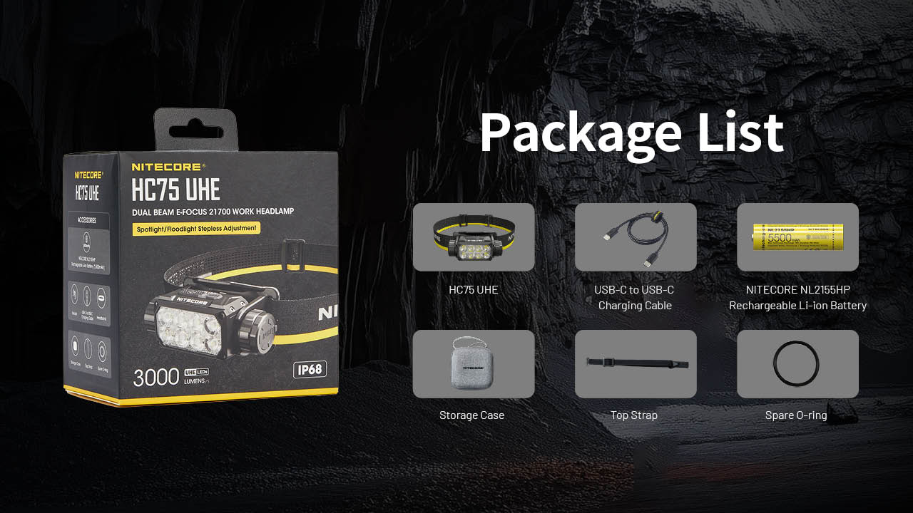 NITECORE HEADLAMP HC75