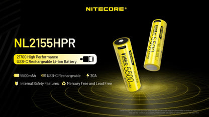 NITECORE BATTERY NL2155HPR 5500MAH