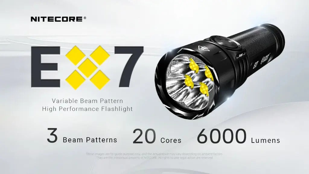NITECORE FLASHLIGHT EX7 -6000 LUMENS