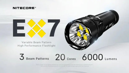 NITECORE FLASHLIGHT EX7 -6000 LUMENS