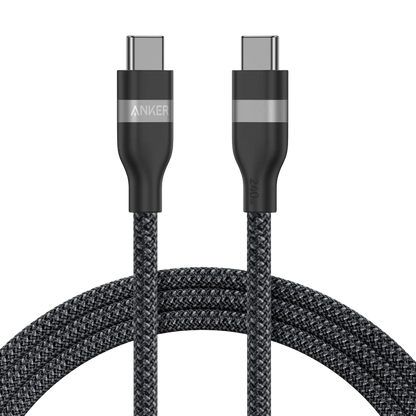 كابل أنكر USB-C إلى USB-C (طول 1.8 متر، 240 واط، مضفر معاد التدوير)