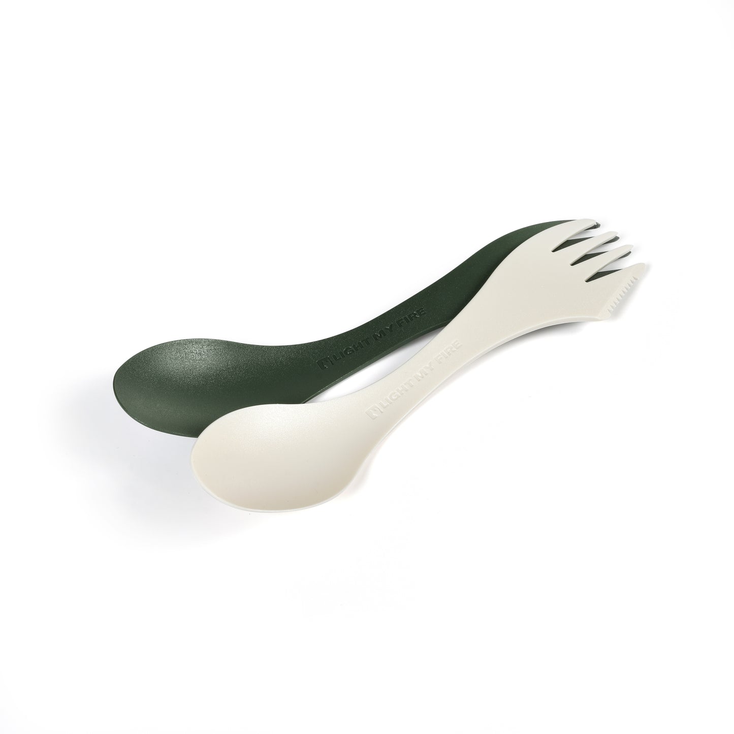 LMF Swedish Spork original 2-pack sagegreen/cream