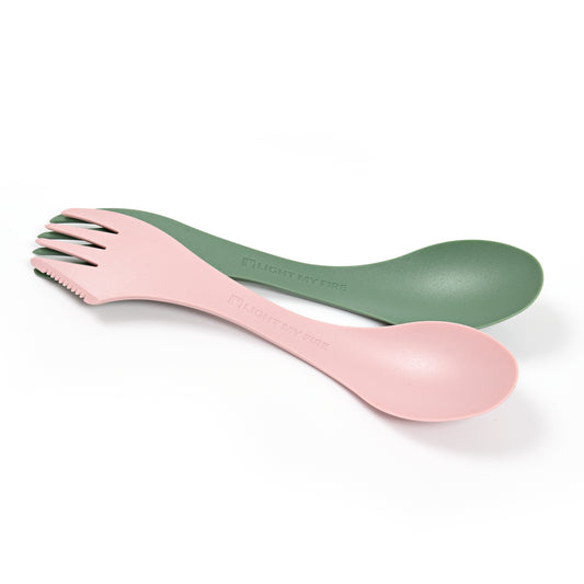LMF Swedish Spork lefty 2-pack sandygreen/dustypink