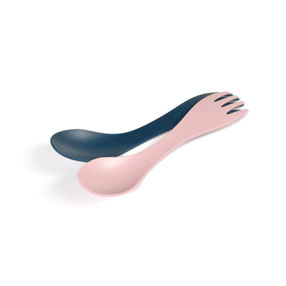 LMF Swedish Spork little 2-pack hazyblue/dustypink