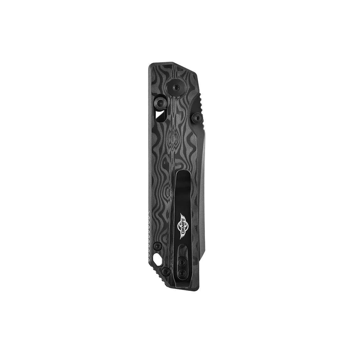 OKNIFE XEN (Damascus Carbon Fiber)