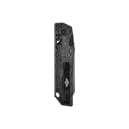 OKNIFE XEN (Damascus Carbon Fiber)