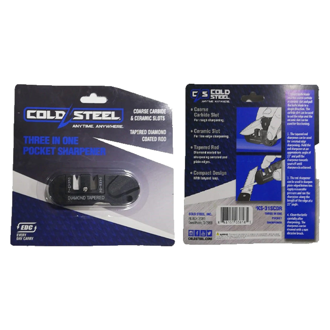 COLDSTEEL 3-IN-1 KNIFE SHARPENER