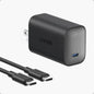ANKER NANO CHARGER 100W WITH 6FT 5A C-C CABLE- BLK