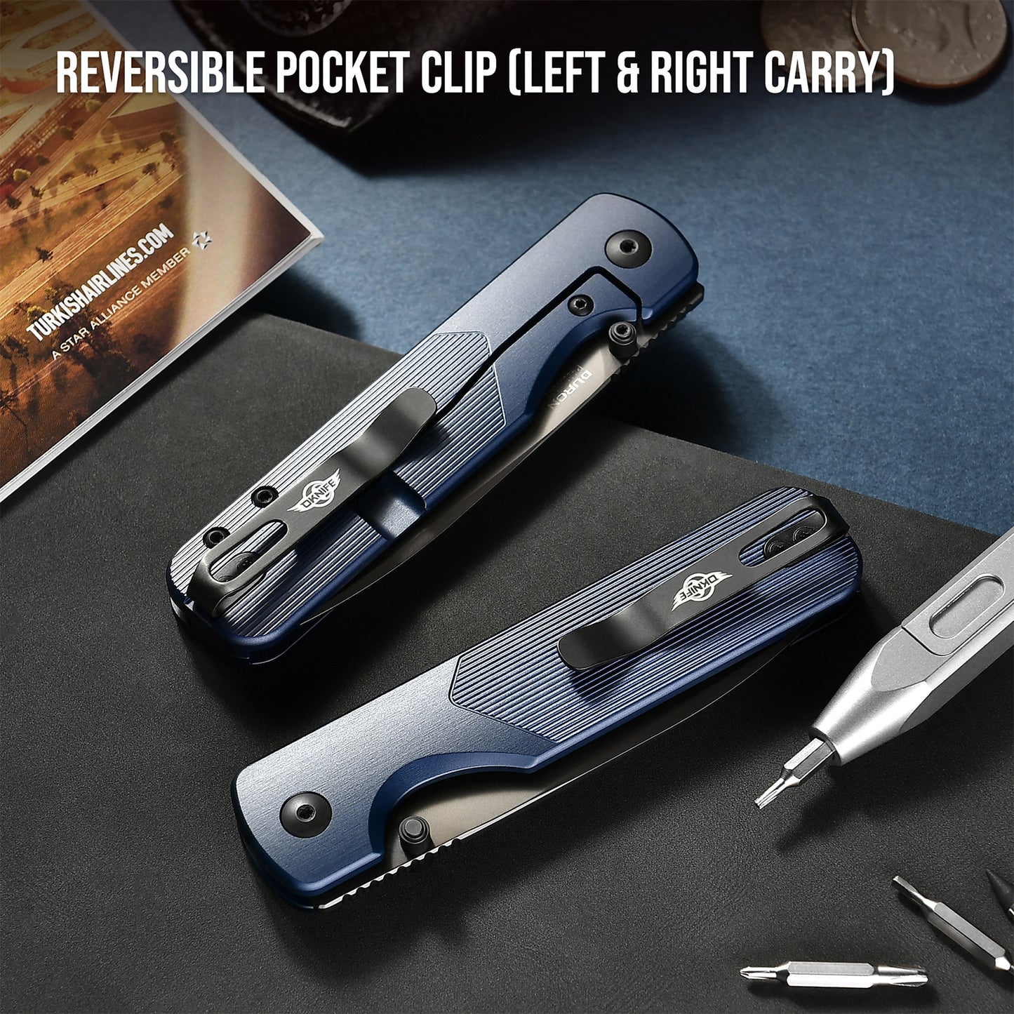 OKNIFE Duron (أزرق داكن)