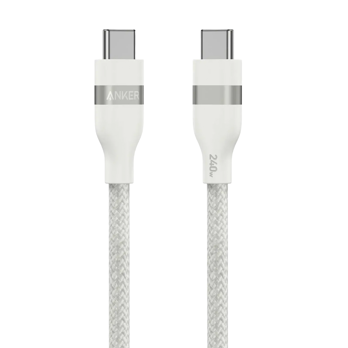 كابل أنكر USB-C إلى USB-C (طول 1.8 متر، 240 واط، مضفر معاد التدوير)