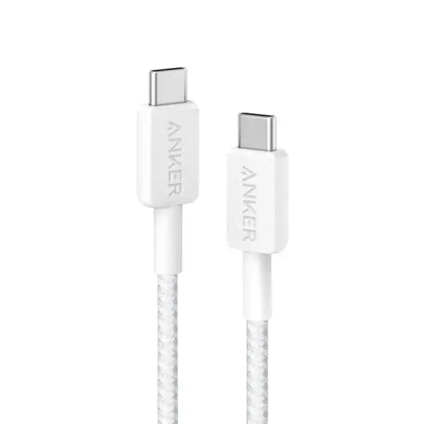 كابل ANKER 322 USB-C إلى USB-C (مضفر بطول 6 قدم)