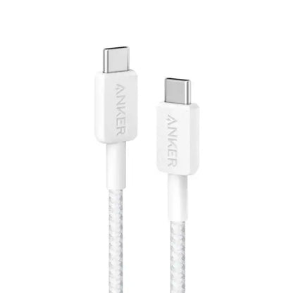 كابل ANKER 322 USB-C إلى USB-C (مضفر بطول 6 قدم)