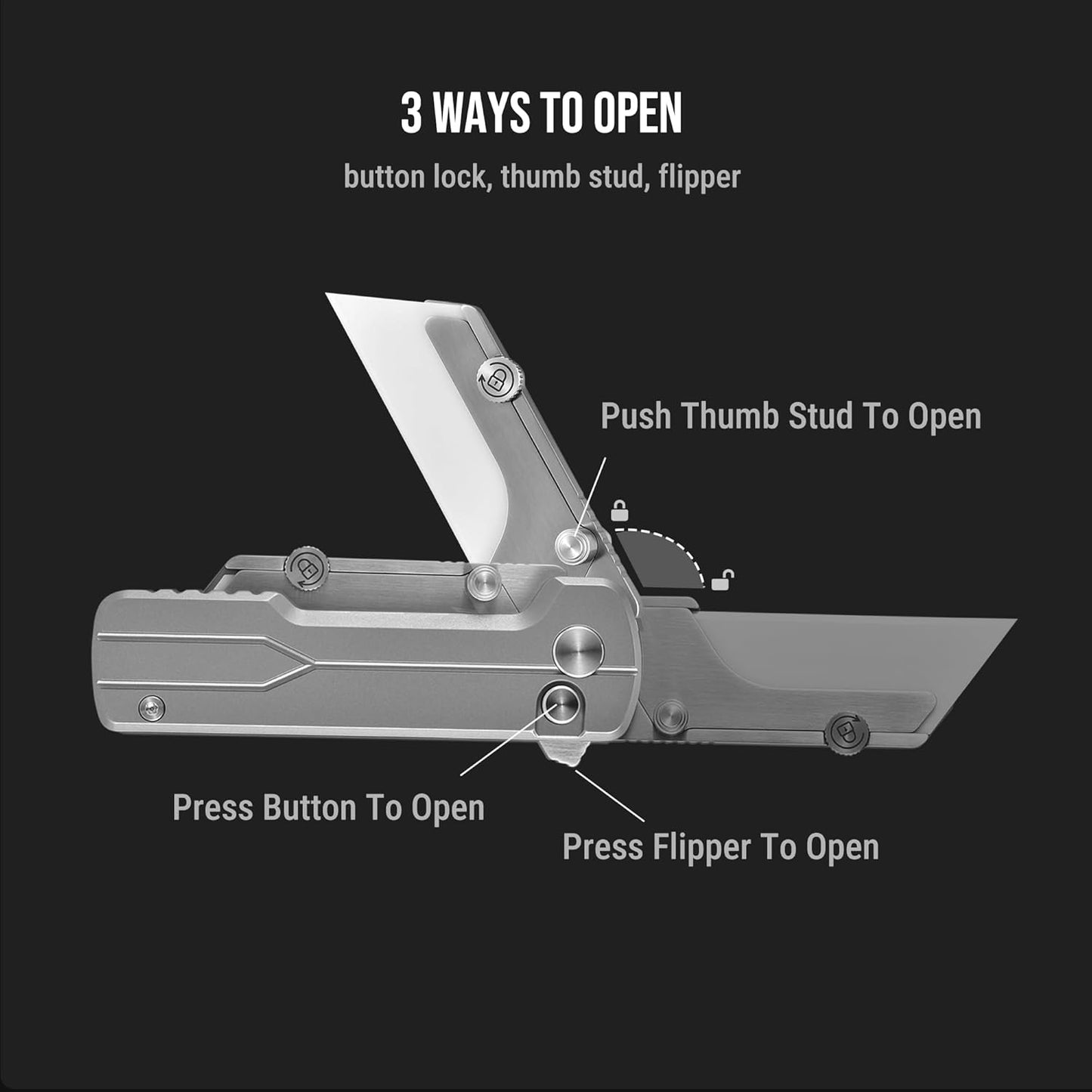 OKNIFE U1 Ultra (Titanium)