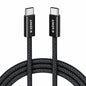 كابل ANKER ZOLO USB-C إلى USB-C (6 قدم، 240 واط) أسود