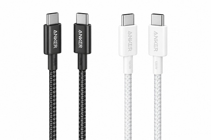 كابل ANKER 322 USB-C إلى USB-C (مضفر بطول 6 قدم)