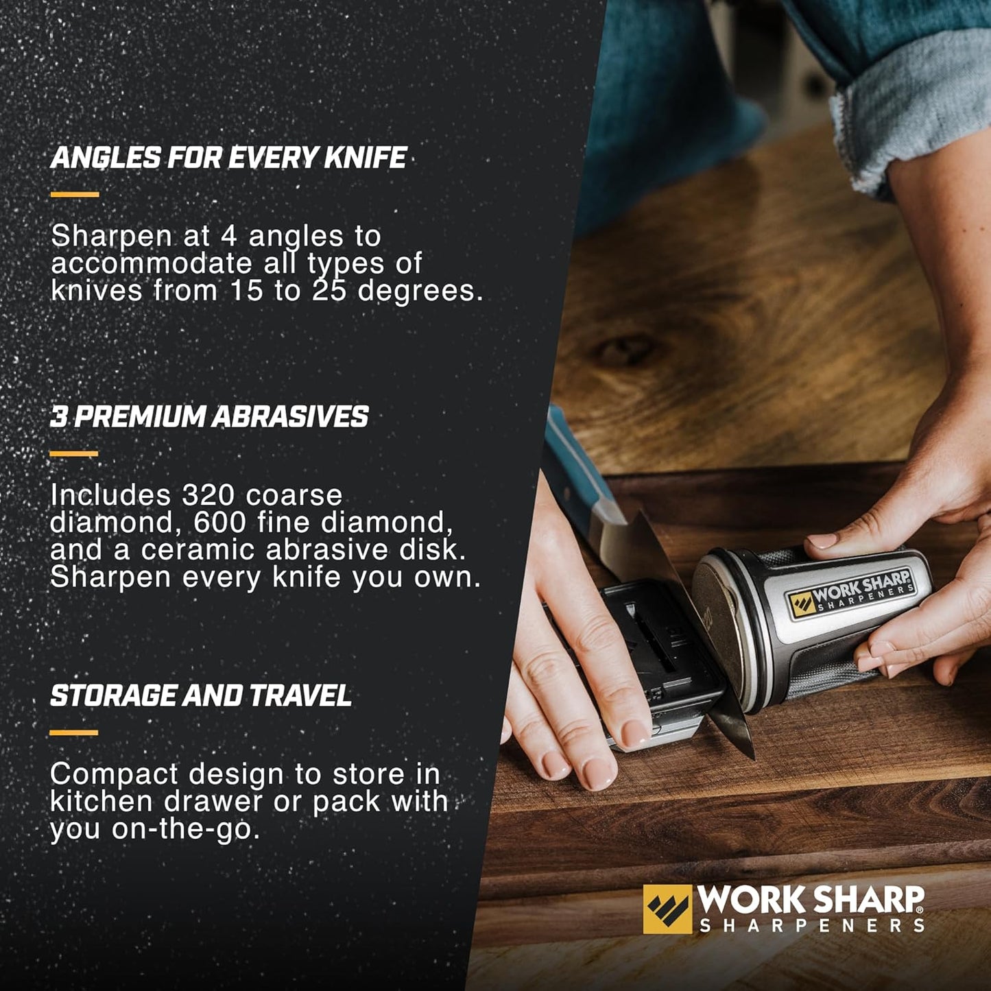 WORK SHARP ROLLING KNIFE SHARPENER - WSKTNRKS-I