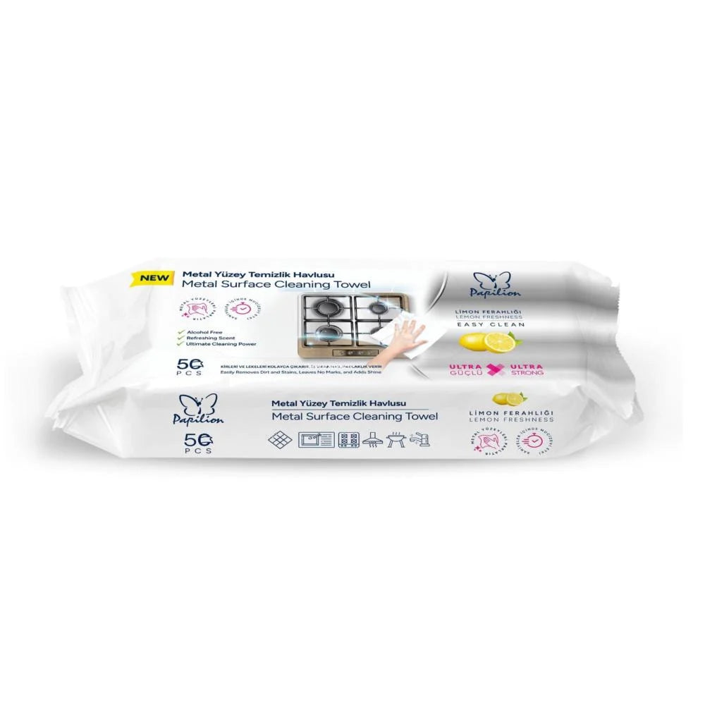 PAPILION METAL SURFACE CLEANING TOWEL 50PCS
