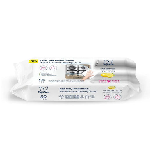 PAPILION METAL SURFACE CLEANING TOWEL 50PCS
