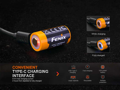 FENIX 16340 Battery ARB-L16-800UP