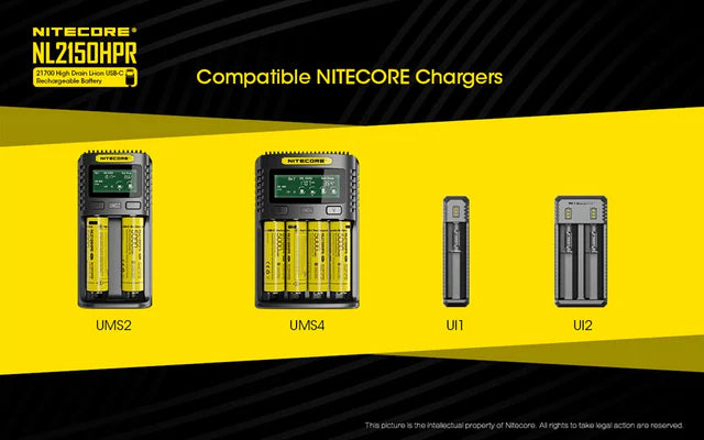 بطارية NITECORE NL2150HPR 5000mAh