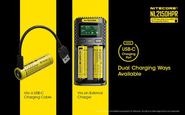 بطارية NITECORE NL2150HPR 5000mAh