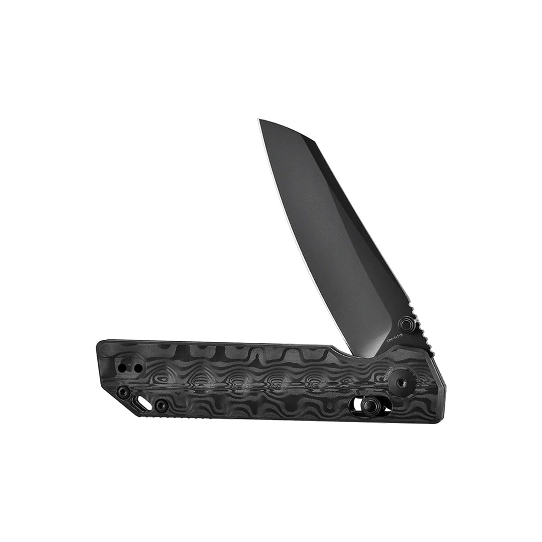 OKNIFE XEN (Damascus Carbon Fiber)