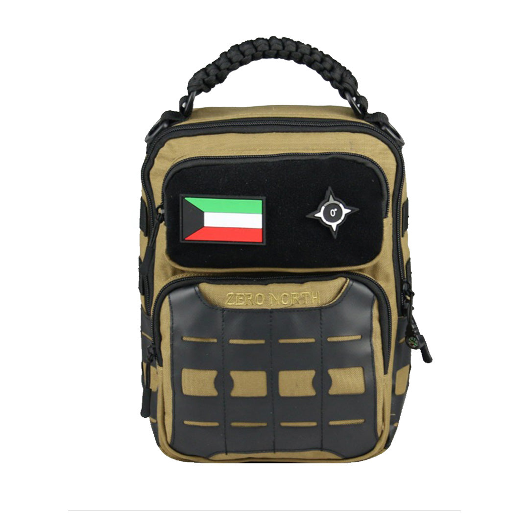 ZERONORTH 6L SLING TAN&BLK