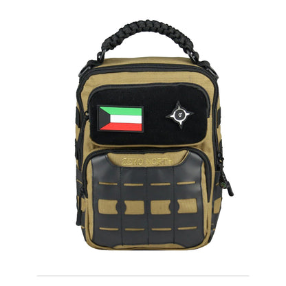 ZERONORTH 6L SLING TAN&BLK