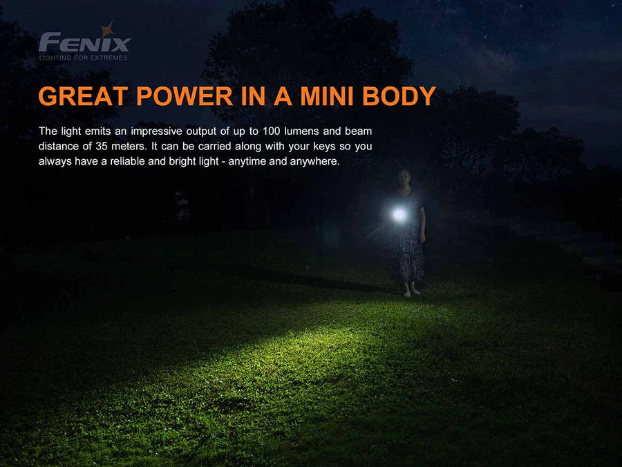 FENIX E01 V2.0 ( 100 LUMENS )