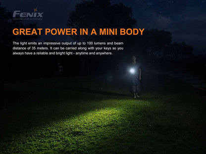 FENIX E01 V2.0 ( 100 LUMENS )
