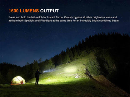 FENIX E08R UE 1600 LUMENS