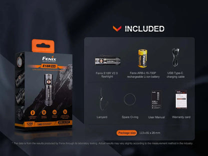 FENIX E18R V2.0 (1200 LUMENS)