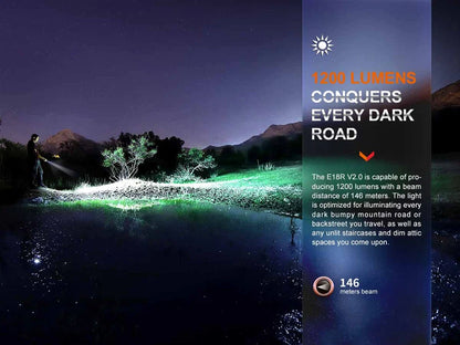 FENIX E18R V2.0 (1200 LUMENS)