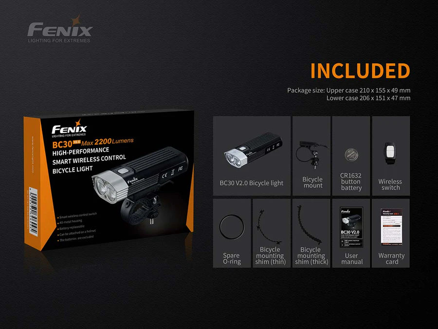 FENIX BC30 V2.0 (2200 لومن)