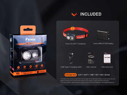 FENIX HL32R-T( 800 LUMENS )