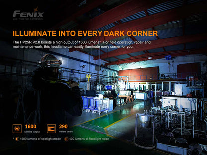 FENIX HP25R V2.0 (1600 لومن)