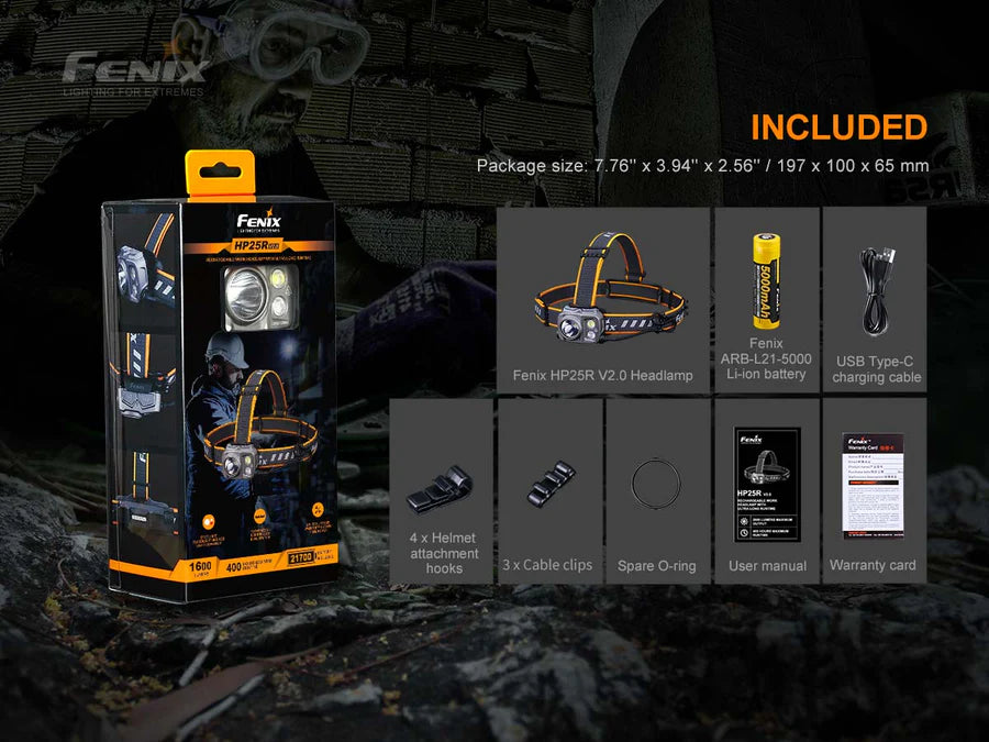 FENIX HP25R V2.0 (1600 لومن)
