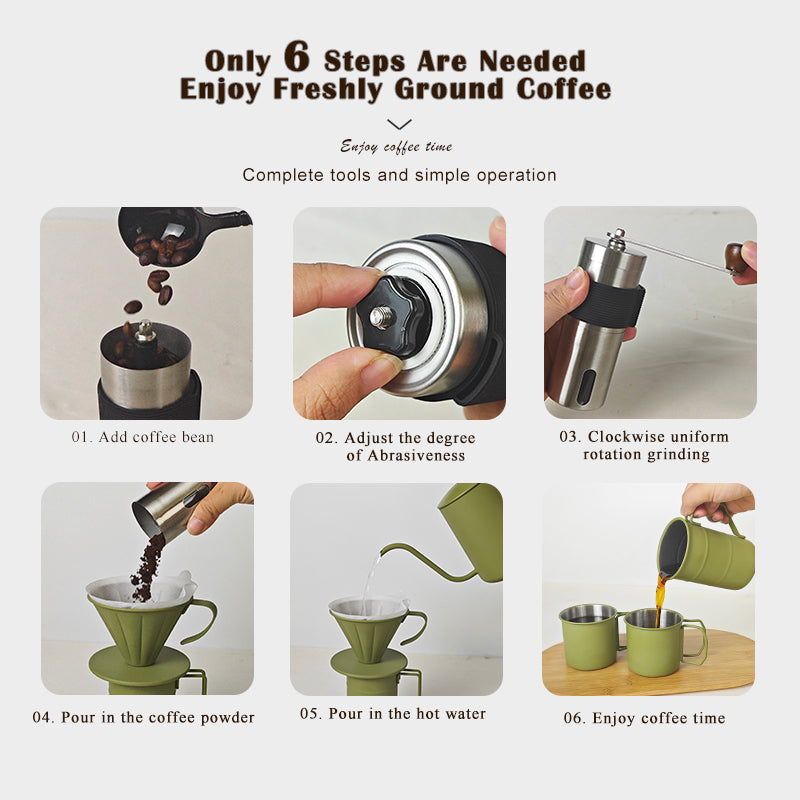 Portable Travel Coffee Set Kit