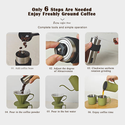Portable Travel Coffee Set Kit