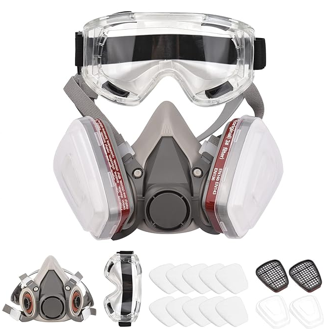 Gas Mask Carbon Filter Respirator