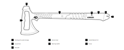 GERBER DOWNRANGE TOMAHAWK