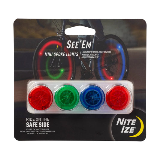 NITEIZE SEE EM MINI SPOKE LIGHT 4 PACK