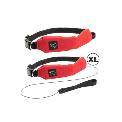 NITEIZE RADDOG ALL-IN-ONE COLLAR+LEASH-(XL)RED