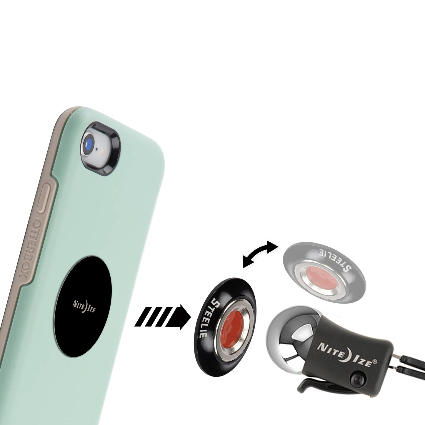 NITEIZE STEELIE 360 MAGNETIC MOUNT ( ORBITER VENT KIT )