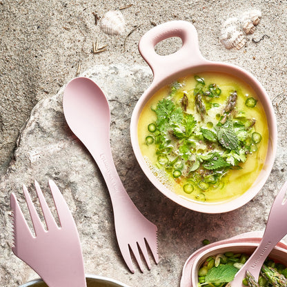 LMF Swedish Spork lefty 2-pack sandygreen/dustypink