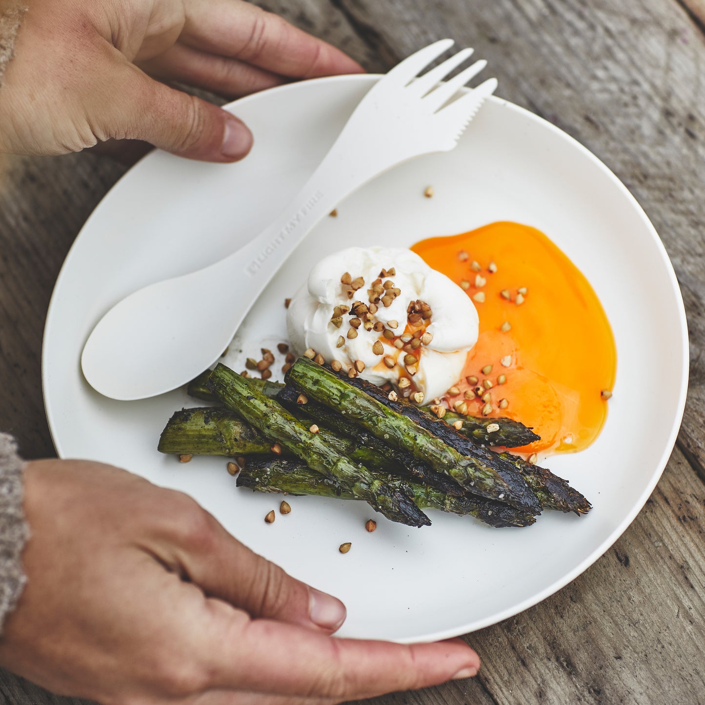 LMF Swedish Spork original 4-pack meadow