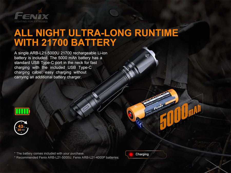 FENIX TK16 V2.0 (3100 lumens) (black)