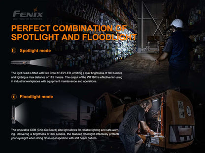FENIX WT16R ( 300 LUMENS )