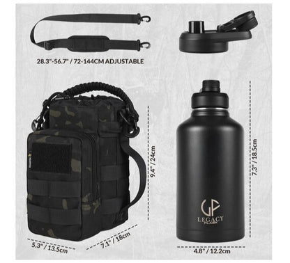 LEGACY SPORT INSULATED FLASK - 2L WITH BAG
